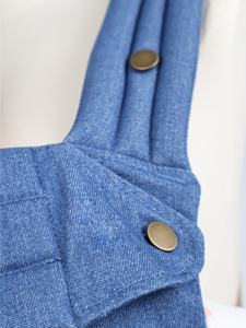 กระเป๋าผ้ายีนส์แบบคลาสสิกน้ำหนักเบาสวมใส่สบายพับเก็บได้สำหรับใช้ในชีวิตประจำวันฟรี - Product Image 6