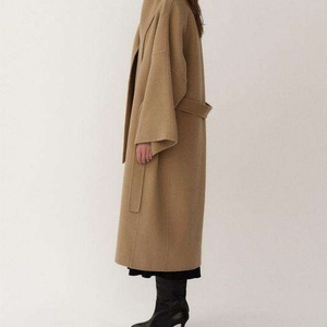 Nouveauté Mode Hiver Femme Manteau en Laine avec Ceinture Élégant Luxe Extra Long - Product Image 2