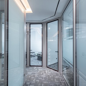 Phong cách hiện đại rõ ràng <span class=keywords><strong>Modular</strong></span> Glass văn phòng phân vùng Bảng điều chỉnh hệ thống Divider tùy chỉnh kích thước với chất liệu nhôm - Product Image 4