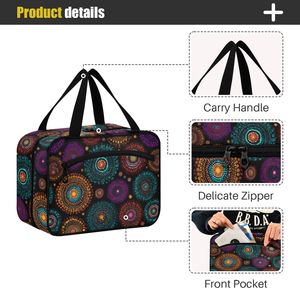 Australian Aboriginal Dot Portable <b>Storage</b> Waterproof Custom Print Foldable Cosmetic Bag Women Travel Hanging <b>Toiletry</b> Bag - Product Image 3