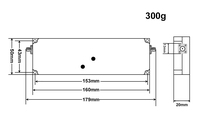 Module d'amplificateur de puissance RF large bande personnalisé 30W 900-1400MHz |   Amplificateur de puissance linéaire 43 dB pour le renforcement des signaux et les systèmes RF industriels