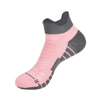 Chaussettes de sport pour jeunes en gros, couleurs vives, tricotées, respirantes, antibactériennes, pour l'entraînement et la performance sportive, chaussettes de compression