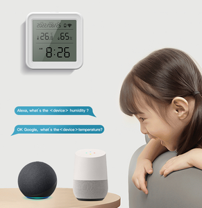 TYSH Tuya Máy Điều Nhiệt Kỹ Thuật Số LCD Máy Đo Độ Ẩm Nhiệt Độ Cảm Biến Máy Đo Nhiệt Độ Nhiệt Kế Máy Đo Độ Ẩm - Product Image 5