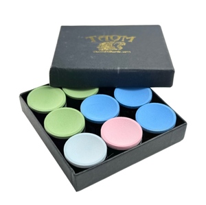 Tiza Profesional Verde Taom para Billar y Snooker, Tiza Redonda V10 de Alto Rendimiento, Polvo para Pistola de Tiza para Deportes de Billar - Product Image 2