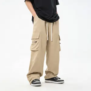 Мужские брюки-карго с карманом на молнии