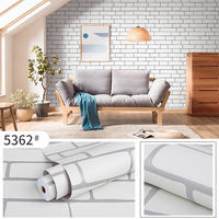 Papier peint vinyle géométrique noir et blanc, auto-adhésif, mat, en forme de grille, rouleau pour chambre à coucher, salon, hôtel