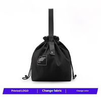 À la mode léger isolé toile boîte à lunch Portable Bento repas sac Bundle pour étudiants employés de bureau sac isotherme