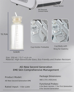 Máquina de Hidrodermoabrasión 8 en 1 para Uso Doméstico, Limpieza Facial Profunda, Exfoliación de la Piel, Eliminación de Arrugas - Product Image 4