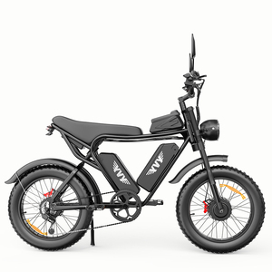 Custom Mtb E Bike Manufacturers Q20Pro 20 Inch 52V 40AH Fat Tire EBike Dual Motor Mountain Dirt Q20 Custom Ebike Bike F - Product Image 5