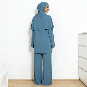 High Quality Modest Swimwear Women Muslim Long Sleeve Burkini 3 Pieces Summer Suit - Product Image 6