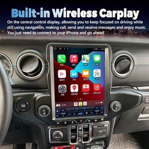 Autoradio Android 13 avec écran de 12,1 pouces pour Jeep Wrangler 2020-2022, GPS, Carplay, lecteur multimédia vidéo, navigation, autoradio stéréo - Product Image 2