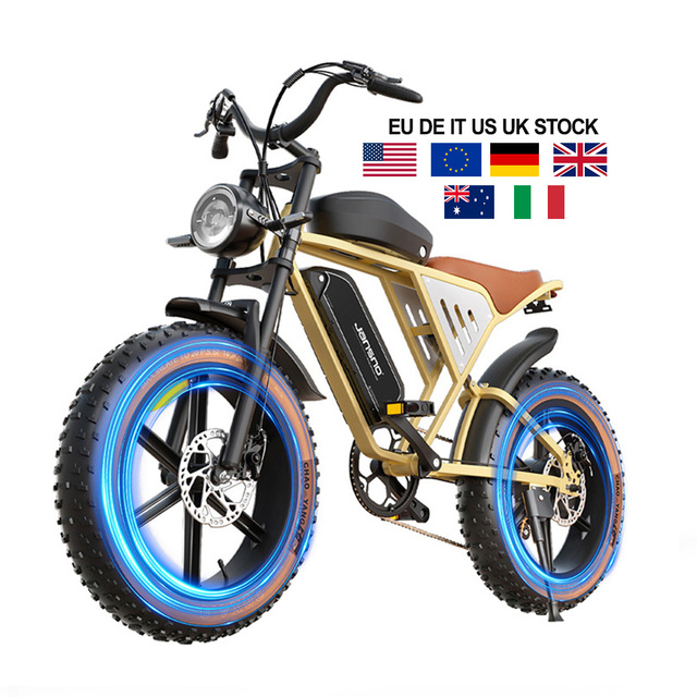 2024 Electric Bike Australia Ready Stock Electrically Mountain Fatbike Cheap 20inch Fat Tire Electric Bicycle