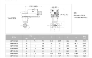 Válvula de Bola Bidireccional Original VBA16P025/VBA16P032/VBA16P050 con Conexión Roscada - Product Image 6