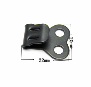Boucle de chaussure en métal en alliage de zinc approuvée de qualité/crochets de lacet de botte/crochets <span class=keywords><strong>à</strong></span> Double trou pour chaussures de sécurité - Product Image 3