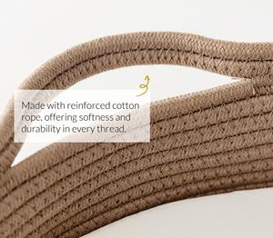 Barato plegable personalizado portátil suave popular cesta <span class=keywords><strong>de</strong></span> almacenamiento <span class=keywords><strong>de</strong></span> algodón verde tecnología avanzada bajo precio cesta <span class=keywords><strong>de</strong></span> lavandería para bebés - Product Image 3