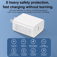 Cargador Rápido HNT 20W PD con Cable Trenzado de Nailon de 60W C-C, Enchufe US/EU/UK/JP/KC, Adaptador de Corriente con Carga Rápida para iPhone 16