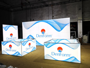 Triển lãm thương mại gian hàng hiển thị với khung nhôm Led Backdrop tường quảng cáo hộp đèn cho triển lãm hiển thị - Product Image 3