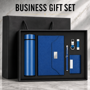 Set Regalo Innovativo con Taccuino, Penna, Tazza Termica, Porta Biglietti da Visita, Chiavetta USB e Portachiavi <span class=keywords><strong>per</strong></span> la Festa del Papà/Nuovo Anno - Product Image 2