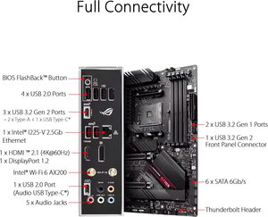 ข้อเสนอเวลาจำกัด SUS <span class=keywords><strong>ROG</strong></span> <span class=keywords><strong>Strix</strong></span> <span class=keywords><strong>B550</strong></span>-<span class=keywords><strong>E</strong></span> เกม motherboardamd AM4ทางเลือกการเล่นเกม atx/ dual M.2 PCIe 4.0 - Product Image 5
