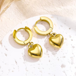 Set di Collana, Orecchini e Bracciale a <span class=keywords><strong>Cuore</strong></span> in <span class=keywords><strong>Acciaio</strong></span> Inossidabile, Elegante e Versatile, Vendita all'Ingrosso - Product Image 5