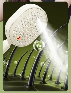 Electric Spray Hair Brush Self Cleaning Air Cushion Massage Comb Anti Static Detangling Hair Brush with Essential Oil Mist Comb - Product Image 2