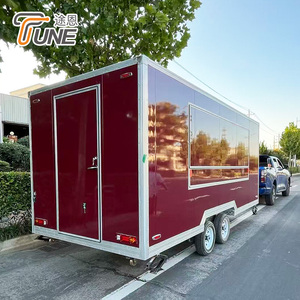 Vente spéciale : Remorque <span class=keywords><strong>alimentaire</strong></span> mobile entièrement équipée, chariot de nourriture de rue pour café et barbecue à prix réduit - Product Image 1