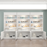 Vitrine de salon de beauté de luxe personnalisée populaire, présentoir de parfum, présentoir de cosmétiques
