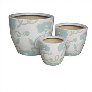 Pots et jardinières en céramique émaillée de haute qualité, best-sellers, pour la décoration intérieure et extérieure - Product Image 1