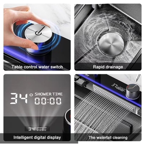 Top Selling <strong>Kitchen</strong> <strong>Sink</strong> <strong>Dimensions</strong> Digital Display Single Bowl Stainless Steel <strong>Kitchen</strong> <strong>Sink</strong> - Product Image 4