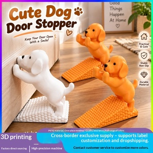 Adorable butoir de porte léger en forme de chiot, imprimé en 3D, design créatif, décoration d'intérieur, cadeau artisanal pour diverses occasions - Product Image 2