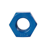 ASTM A320 A320M ASME B18.31.2 4 # Vis à tête hexagonale entièrement filetées en PTFE L7 L7M B7 de -5'' à M2-M100 avec écrous hexagonaux A194 A194M 2H 2HM pour l'industrie pétrolière et gazière