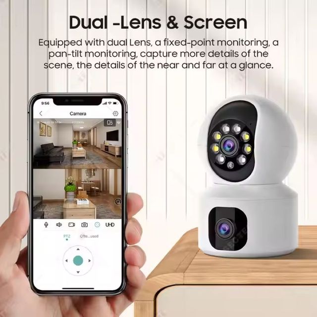 IPC360 Home WIFI Dual Lens Full Color Night Vision Security Monitoring CCTV Camera