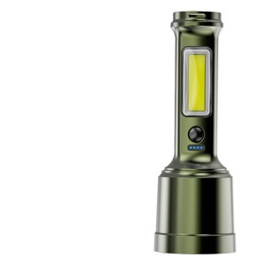 ไฟฉาย LED แบบชาร์จไฟได้ อลูมิเนียมอัลลอยด์ ปรับซูมได้ ปรับความสว่างได้ ใช้กลางแจ้ง แสงสีขาว ใช้งานได้นาน - Product Image 1