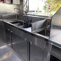 Camions de restauration commerciaux de 13 pieds, chariots mobiles de concession, remorques de restauration rapide avec cuisine complète à vendre aux États-Unis, en Europe et en Australie