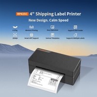 Imprimante d'étiquettes thermiques Bluetooth RP425 4'' sans fil 4x6 pour l'expédition de colis pour Win/Mac/Android/iOS
