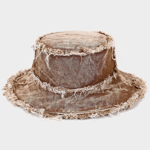 Chapeau <span class=keywords><strong>de</strong></span> pêcheur en denim délavé, chapeaux <span class=keywords><strong>de</strong></span> pêcheur en denim déchiré, chapeaux <span class=keywords><strong>de</strong></span> pêcheur avec logo personnalisé - Product Image 3