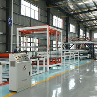 Ligne de production d'extrusion à vis unique pour tapis de sol de voiture en PE, TPO, EVA, avec une capacité de 800 kg/h pour usine de fabrication