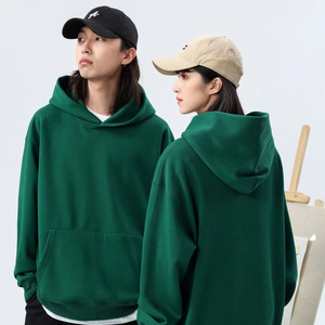 Sudadera de Invierno para Hombre con Capucha, Logo Personalizado Impreso, Color Sólido, 100% Poliéster, Corte Holgado, Antiarrugas, Ecológica, 330g, Manga Larga, ODM - Product Image 2