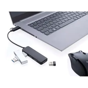 Hub USB RCS de plástico reciclado, dispositivos sostenibles - Product Image 4