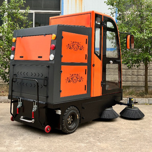 Ride On Sweeper 800mm Main Brush 48V 150Ah Battery For Factory Workshop Warehouse <b>Cleaning</b> - Product Image 4