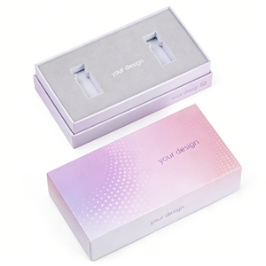 Custom Logo <b>Foldable</b> Magnetic Skincare <b>Box</b> Rigid Paper Packaging for Cream Serum Essence and Personal Care Products - Product Image 6