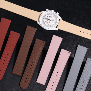 <span class=keywords><strong>Correa</strong></span> de <span class=keywords><strong>reloj</strong></span> de caucho Jettda FKM para Omega-X-<span class=keywords><strong>Swatch</strong></span>-Moonswatch Speedmaster de 20 mm, de liberación rápida, resistente al agua, <span class=keywords><strong>correa</strong></span> de repuesto. - Product Image 2