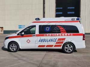 CE Certified Mercedes Emergency Ambulance Factory Direct Sale Hospital Medical Rescue <b>Transport</b> Car - Product Image 3
