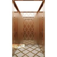 Fujisj Hotel Ascenseur pour passagers avec capacité de 450 à 1600kg Ascenseur à entraînement AC sans engrenage pour escaliers