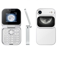 Téléphone portable compact à clapet I17 Air Pro 1,77 pouce, double SIM, MP3, voix magique, lampe de poche, numérotation rapide, facile à utiliser, téléphone mobile pour personnes âgées