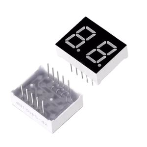 Pantalla LED de 2 Dígitos de 0.4 Pulgadas 4021, Ultra Brillante, Ánodo/Cátodo Común (CC/CA), Opciones de Color - Product Image 1