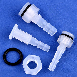 ZDVSeal ข้อต่อท่อ M10ถึง4มม., ข้อต่อกั้นด้านเดียว M8-6mm ข้อต่อตรงบางส่วนสำหรับตู้ปลา - Product Image 1