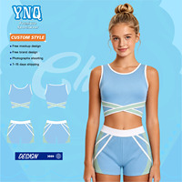 Service OEM de Gros Personnalisé : Soutiens-gorge et Shorts de Cheerleading en Tissu Métallique Sublimé avec Poudre d'Oignon Dorée AB Diamond