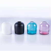 Nouvelle conception, flacon d'huile essentielle en verre de 200 ml, vide, multicolores, forme unique, parfum, aromathérapie