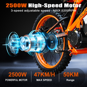 Bicicleta de Montaña de 2500w 60v 20ah, Batería de Litio para Adultos, Bicicleta Eléctrica con Frenos de Disco Dobles 02 Prp Fast 60v 20ah - Product Image 6